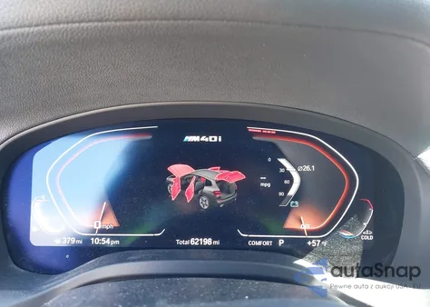 2021 BMW X3 M40I из США, поврежденный, VIN 5UXTY9C09M9F78574